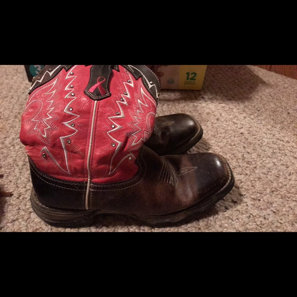 Durango breast cancer edition cowgirl boots